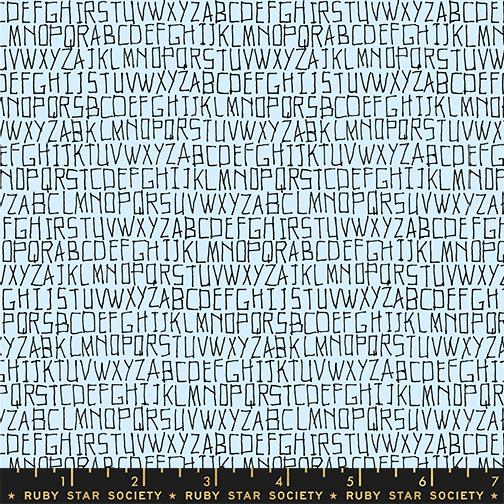 Memento- Ethereal Alphabet: Sold by the 1/2 Yard