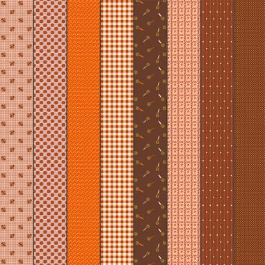 Gathered Lollies- Hazel Five: Sold by the 1/2 yard