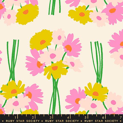 Sparkle Mart- Natural Flower Dept: Sold by the 1/2 Yard