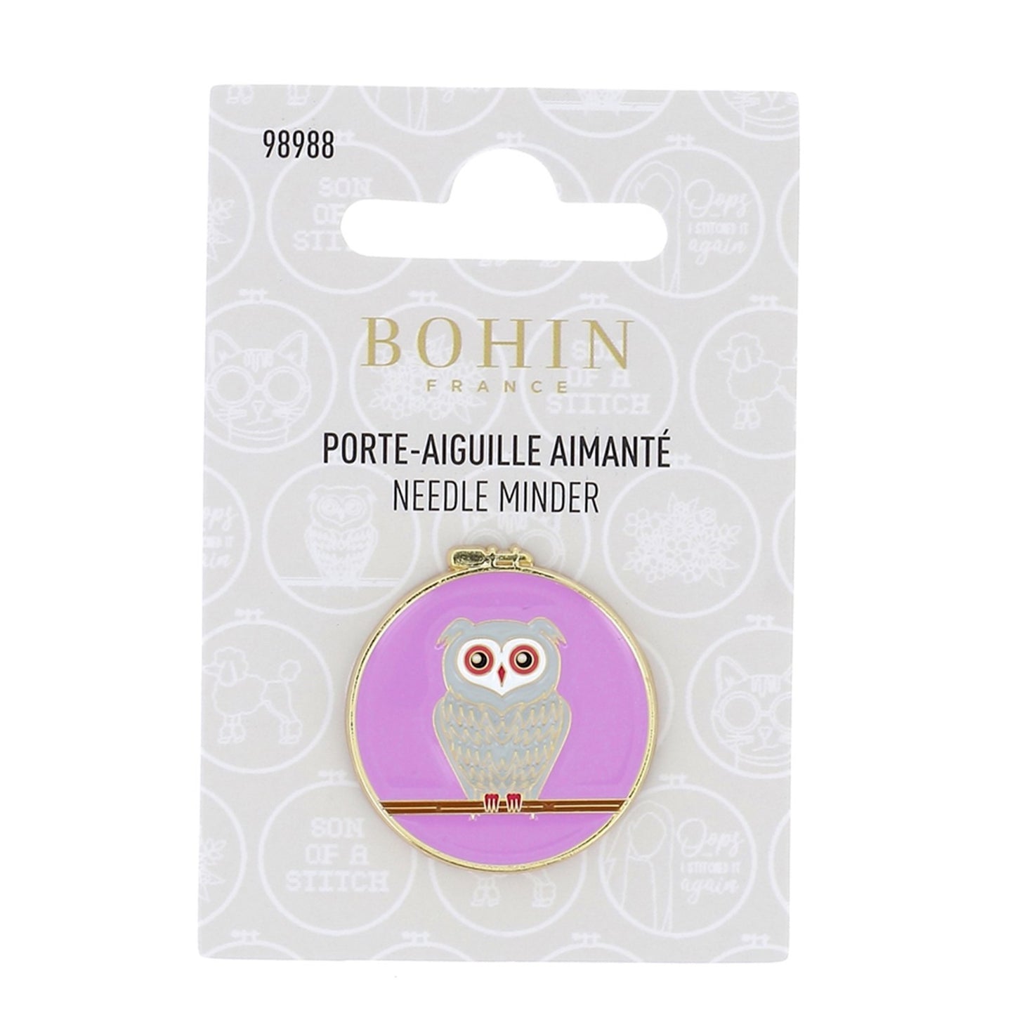 Owl Magnetic Needle Minder