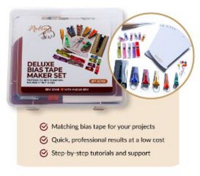 Deluxe Bias Tape Maker Set- 30pcs