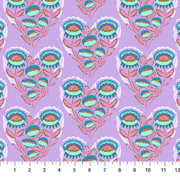 Allegory- Lavender Pitterpat: Sold by the 1/2 yard