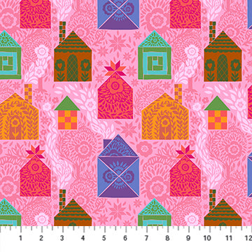 Allegory- Bubblegum Storybook: Sold by the 1/2 yard