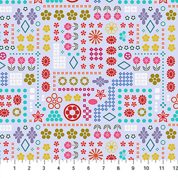 Yesterday- Periwinkle High Score: Sold by the 1/2 yard
