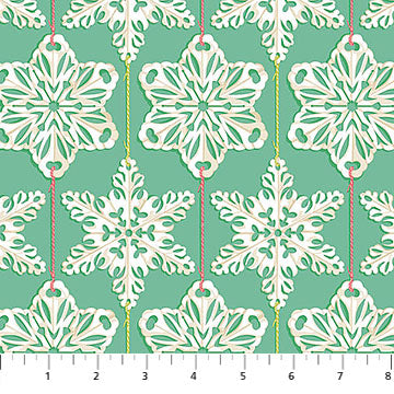 Cozy Christmas- Country Paperflakes: Sold by the 1/2 yard