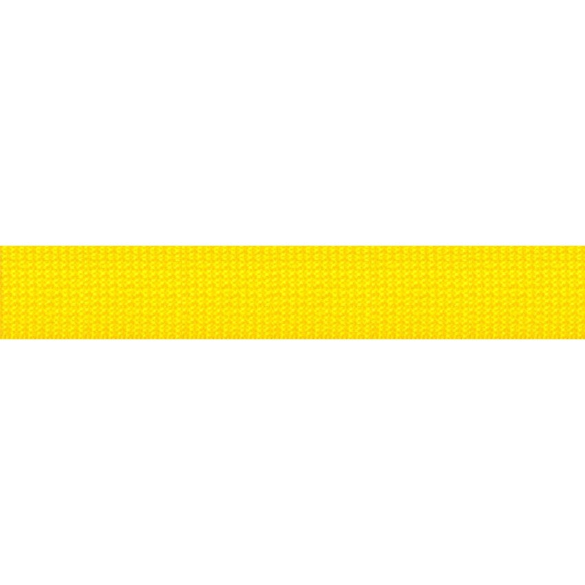 PolyPro 1" Webbing- Yellow: Sold By the Yard