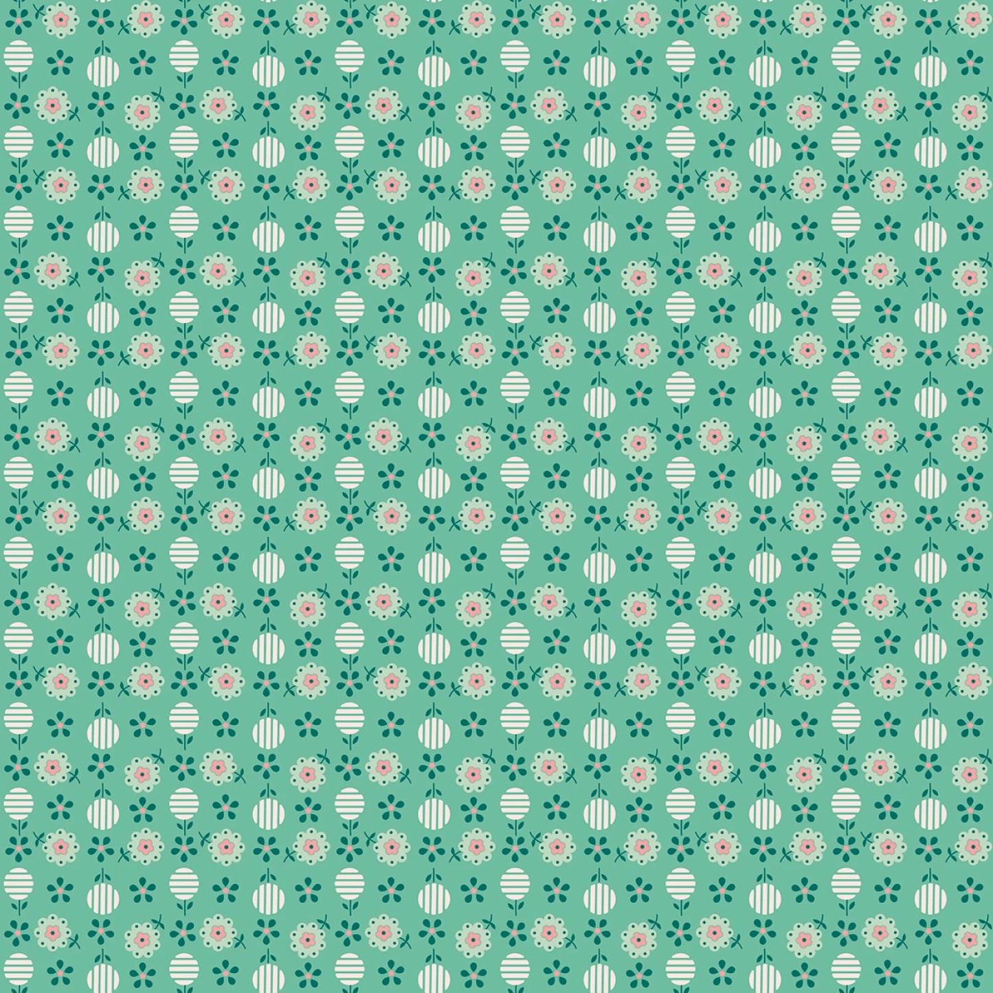 Berry & Sage- Leaf Apron: Sold by the 1/2 yard