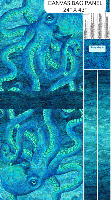 Shimmer Enigma- Canvas Bag Panel with Metallic: Sold by the PANEL