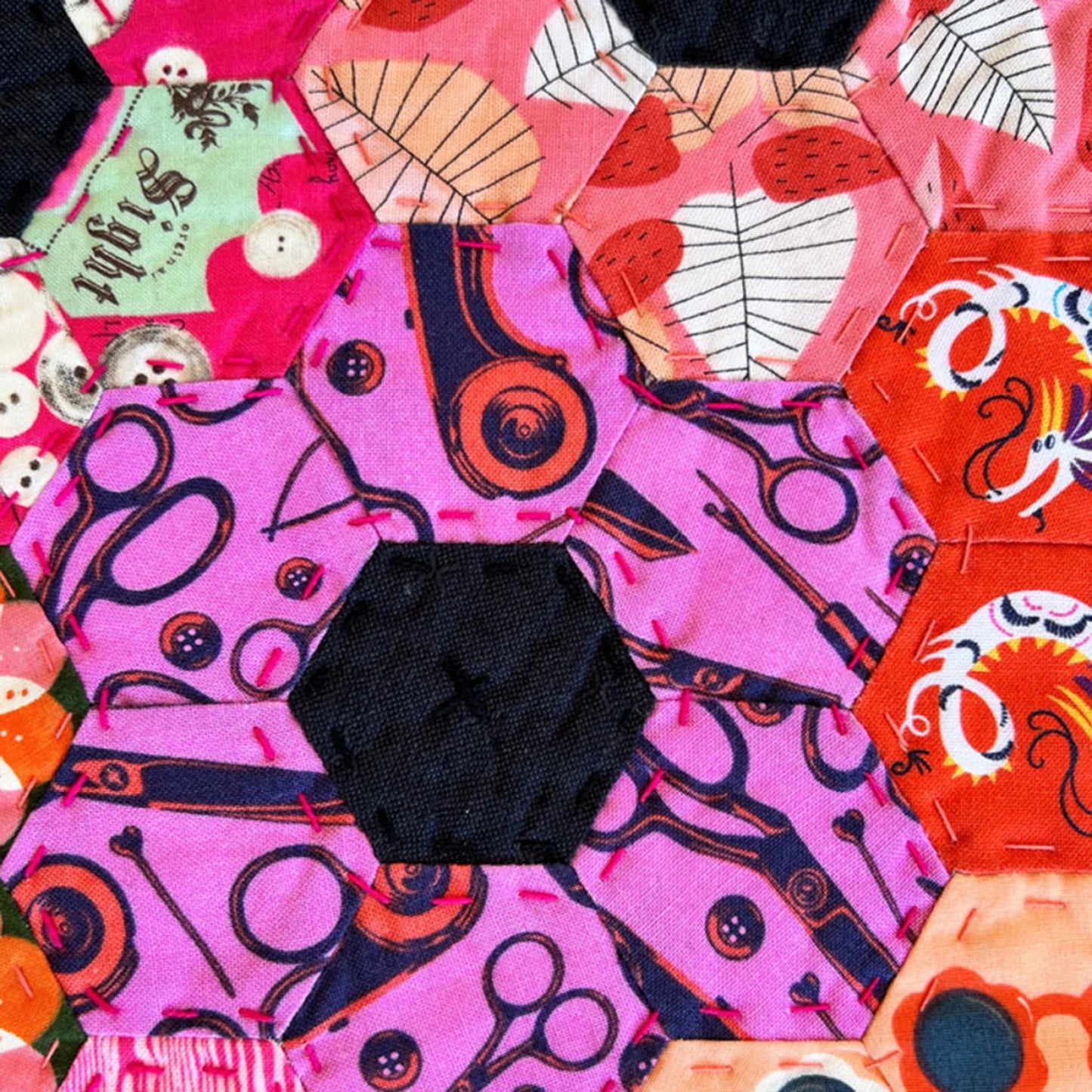 Hey Hexy Cushion Pattern
