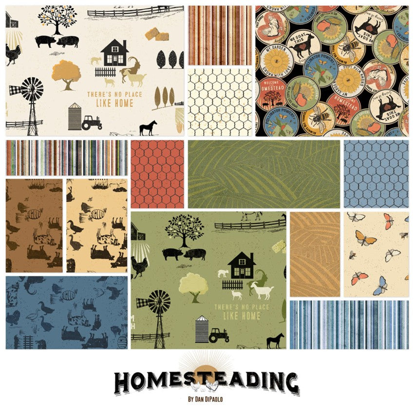 Homesteading- 2.5" Design Roll: 40 Pc