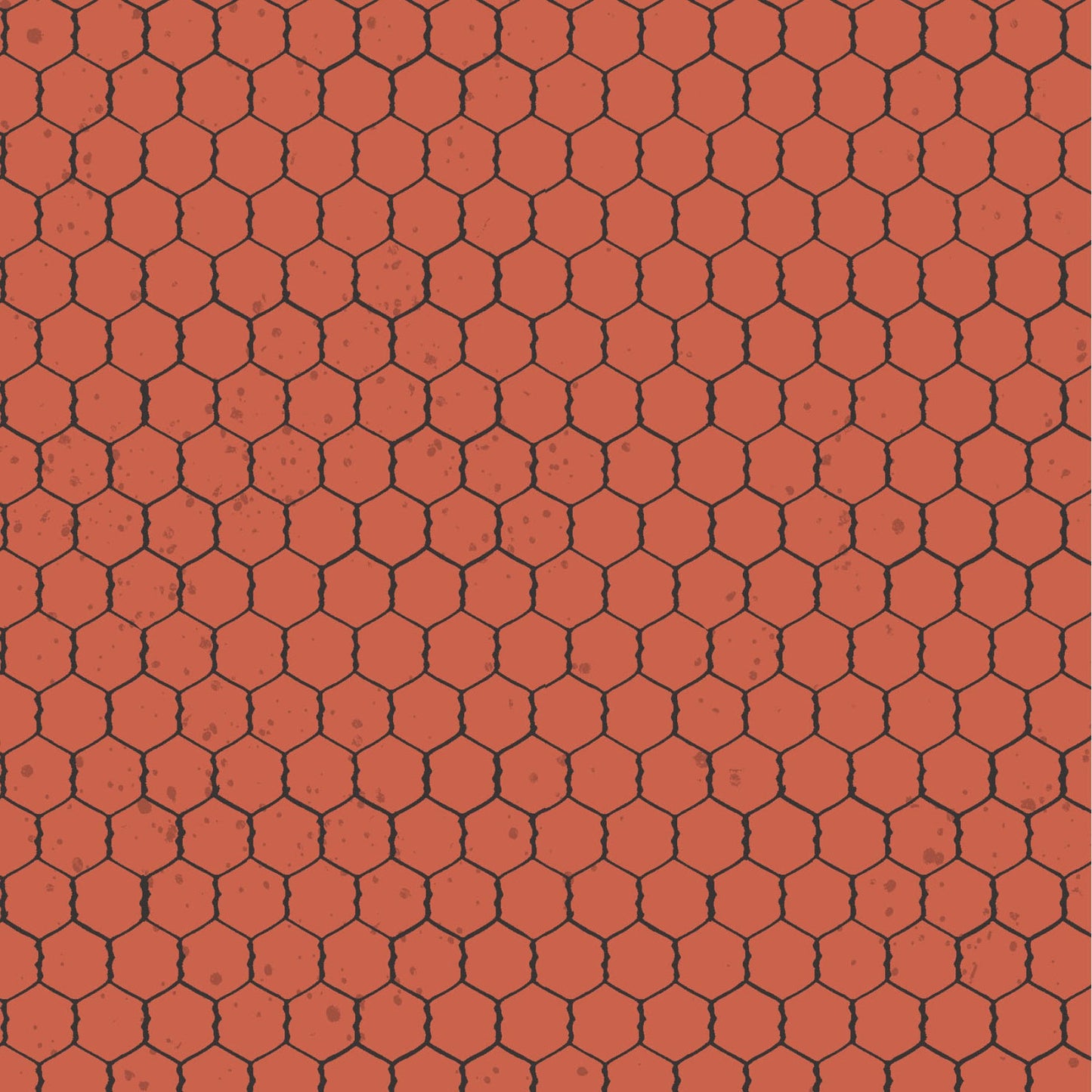 Homesteading- Rust Chicken Wire: Sold by the 1/2 yard