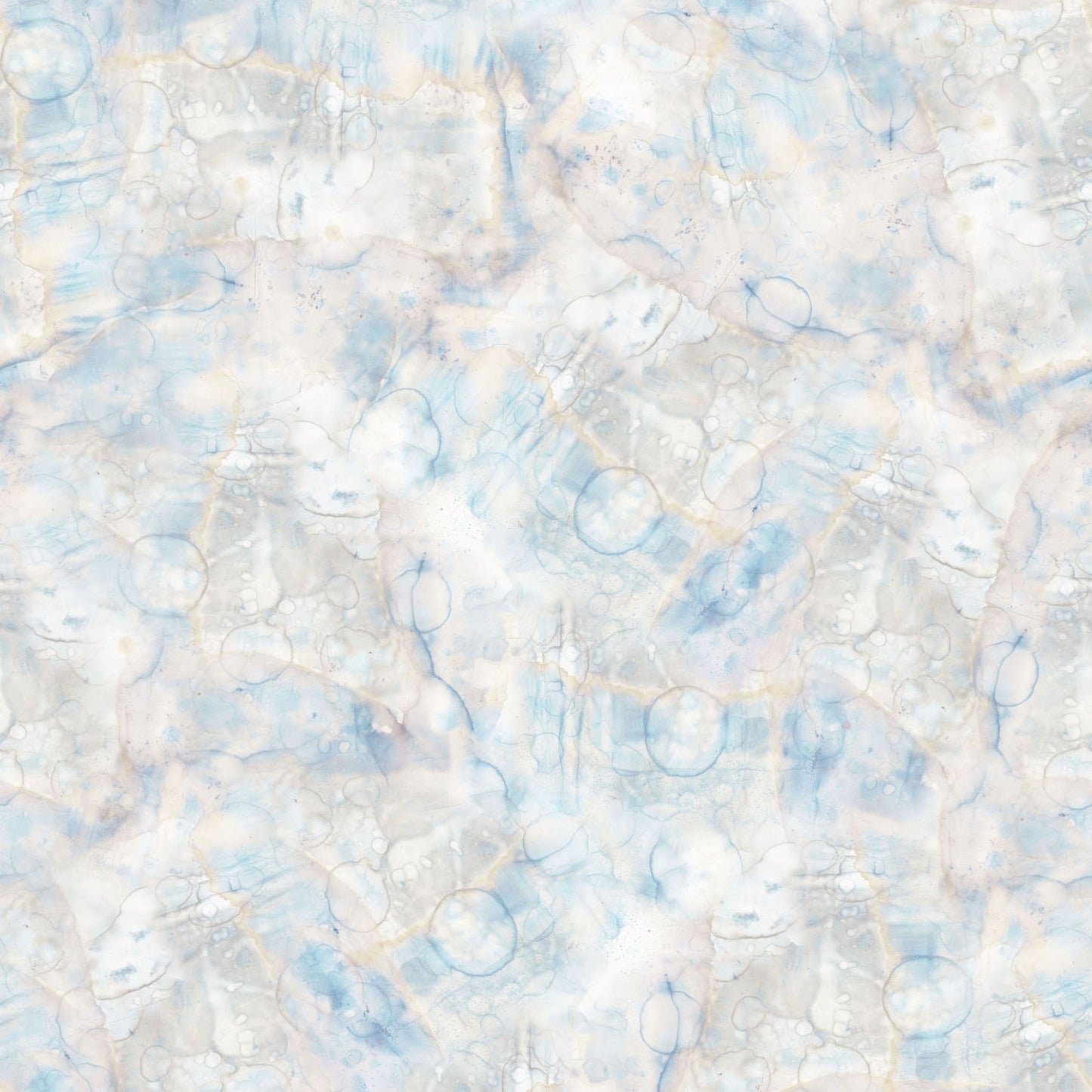 Naturescape- Mist Gray Marbling: Sold by the 1/2 yard