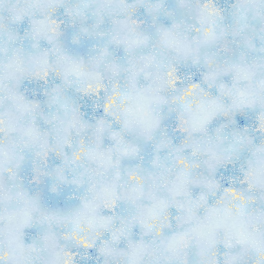 Naturescape- Light Sky Splatter: Sold by the 1/2 yard