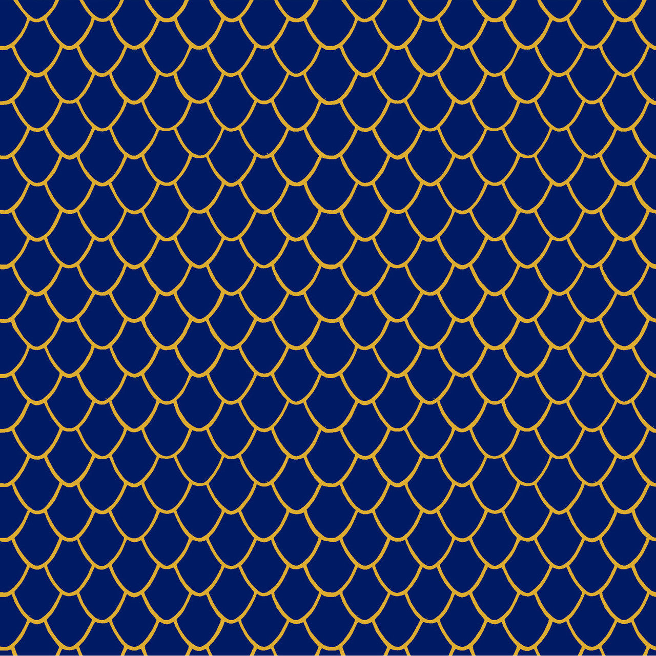 Oceania- Navy Blue Scales Metallic: Sold by the 1/2 yard.