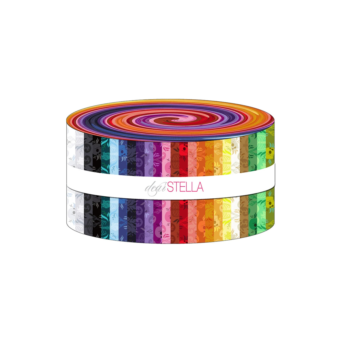 Damask Fatale Redeux- 2.5in Strips: 40pc