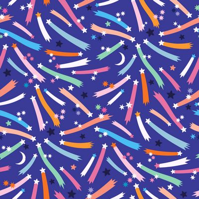 Cosmic Cowboy- Shooting Stars: Sold by the 1/2 yard