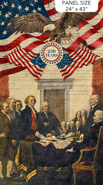 America 250 Stonehenge- Beige Multi Panel: Sold By The Panel