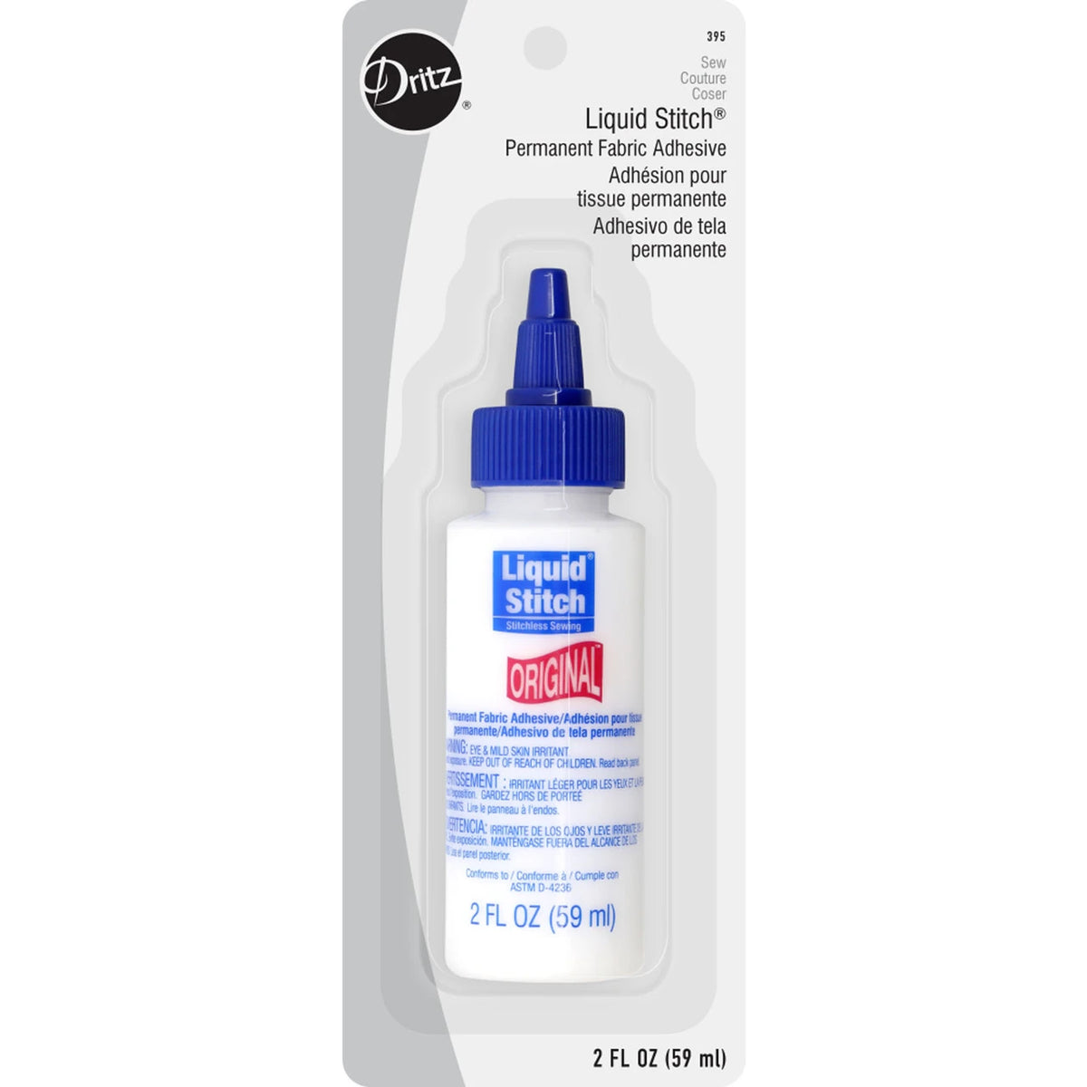Dritz Liquid Stitch: Permanent Fabric Adhesive