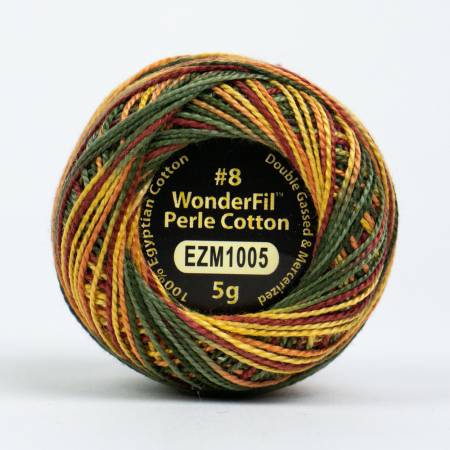 Wonderfil Eleganza Perle Cotton Thread EZM1005 Savanna Variegated