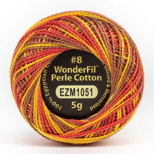 Wonderfil Eleganza Thread- EZM1051 Fire Breather: Variegated