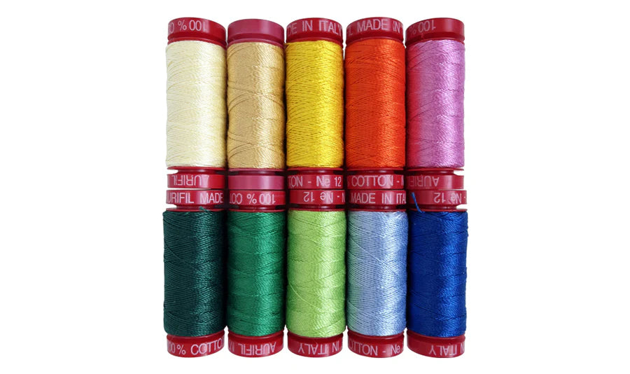 Groove Thread Set- 10 Small Spools