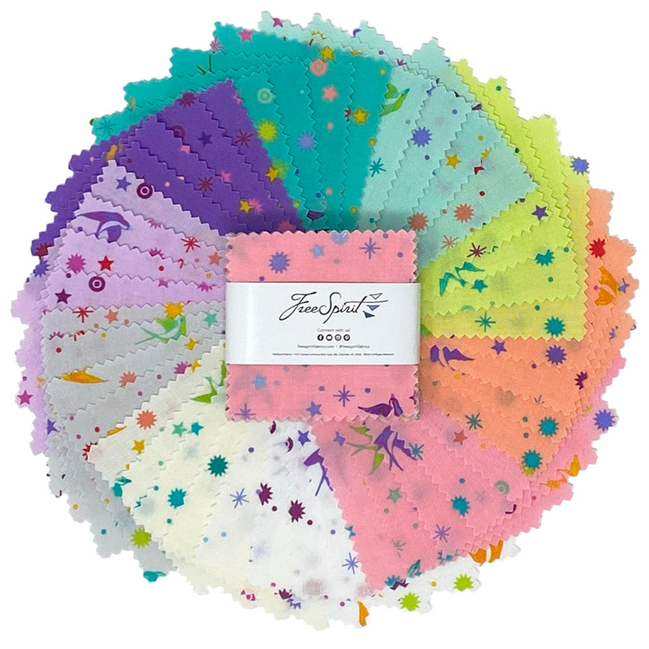 Fairy Dust- 2.5" Charm Pack: 42 Pc