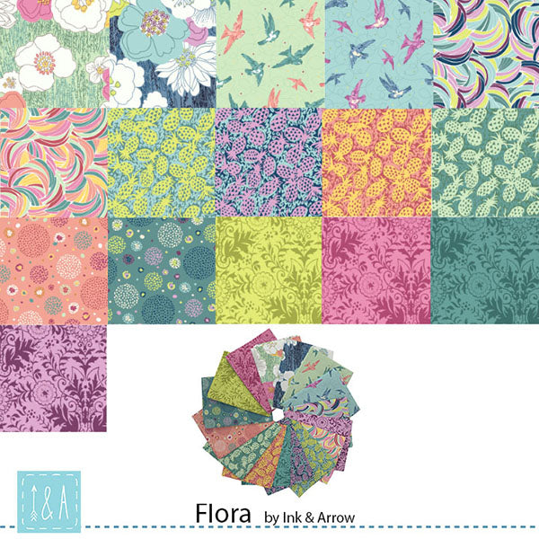 Flora- Fat Quarter Bundle: 16pc