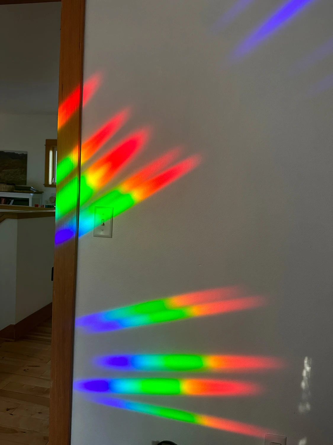 Rainbow Maker- Prismatic Window Cling: Pink