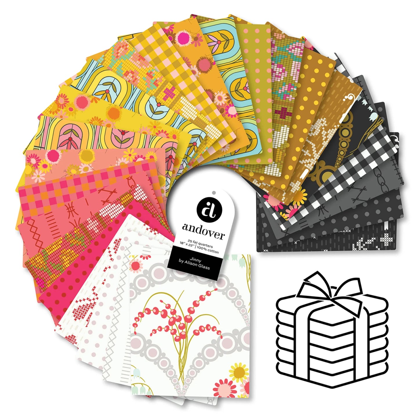 Jinny - Fat Quarter Bundle 25Pc