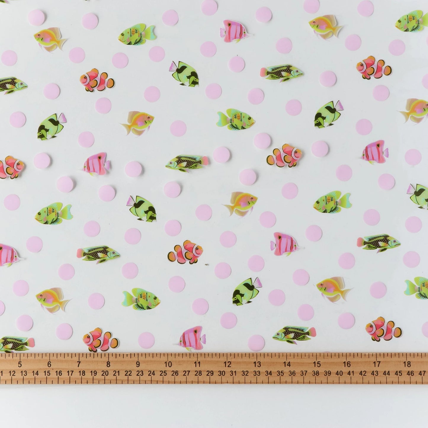 Floral Reef- School Crossing Vinyl: 1/2 yard Roll