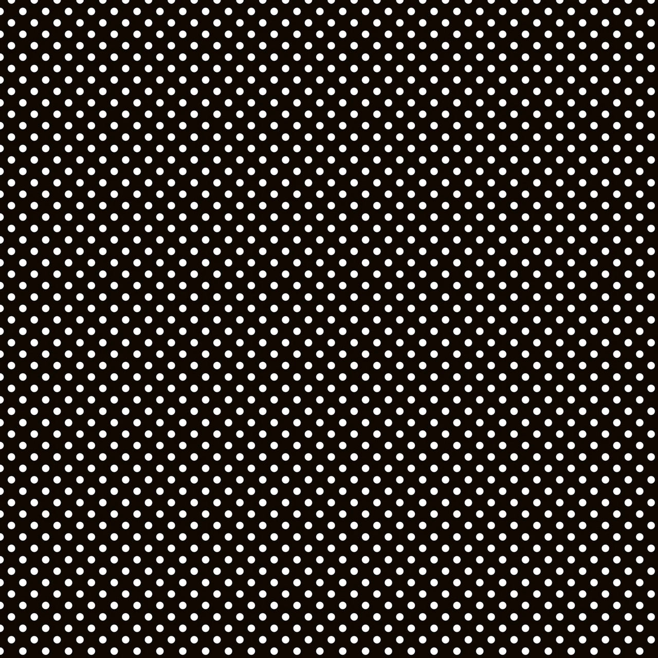 Alice- Black Dots: Sold by the 1/2 yard