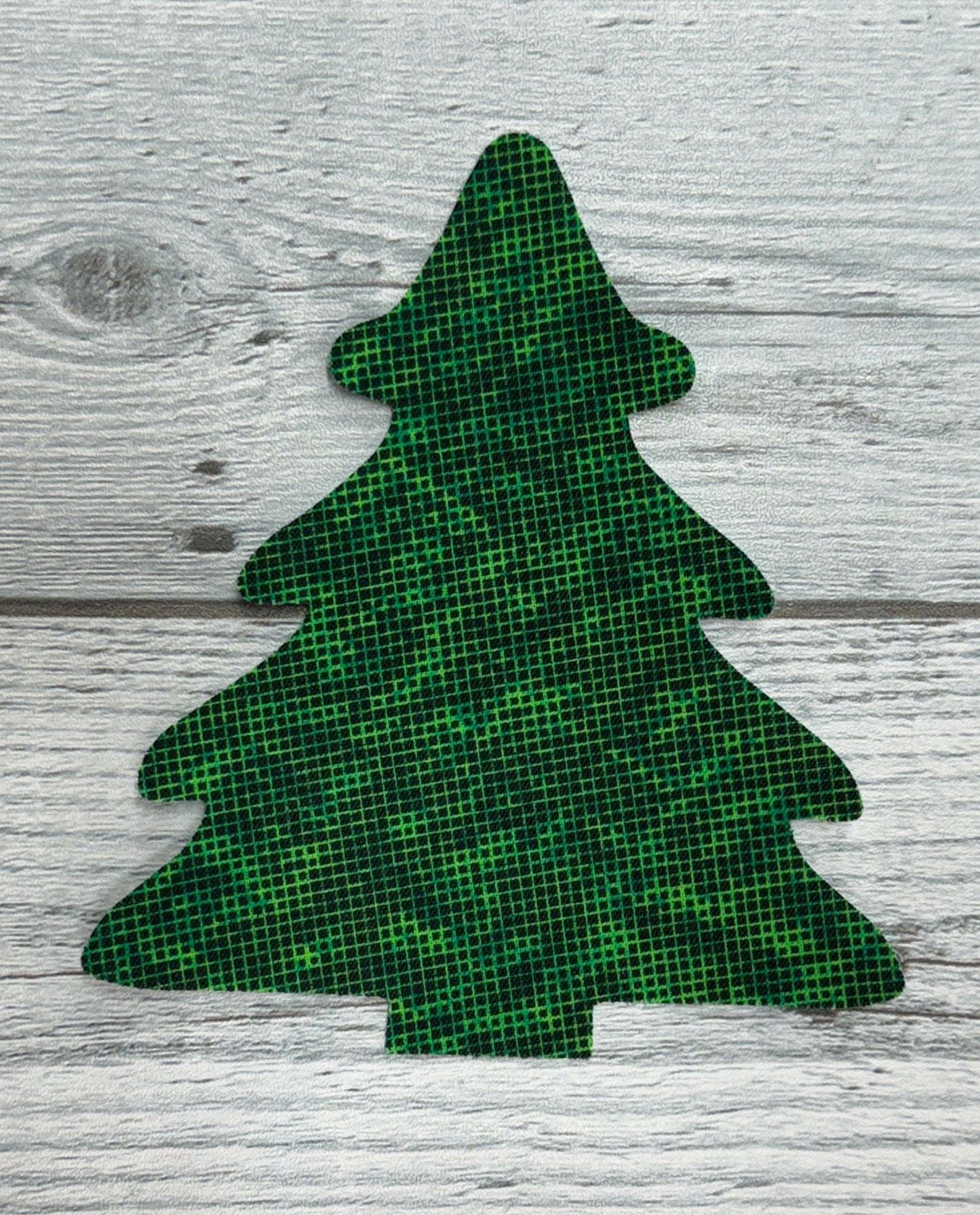 Christmas Tree Fused Appliques: Choice of quantity