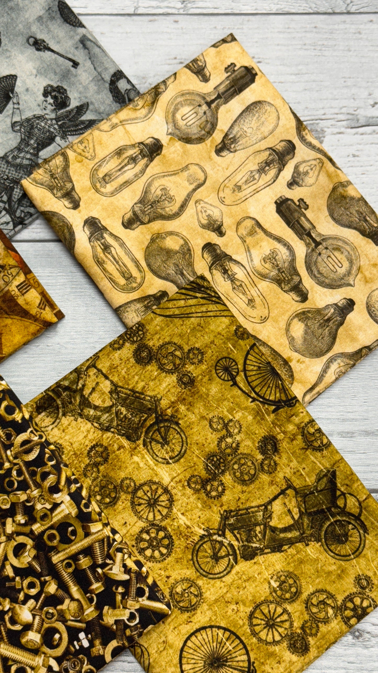 Full Steam Ahead- Shop Assembled Fat Quarter Bundle
