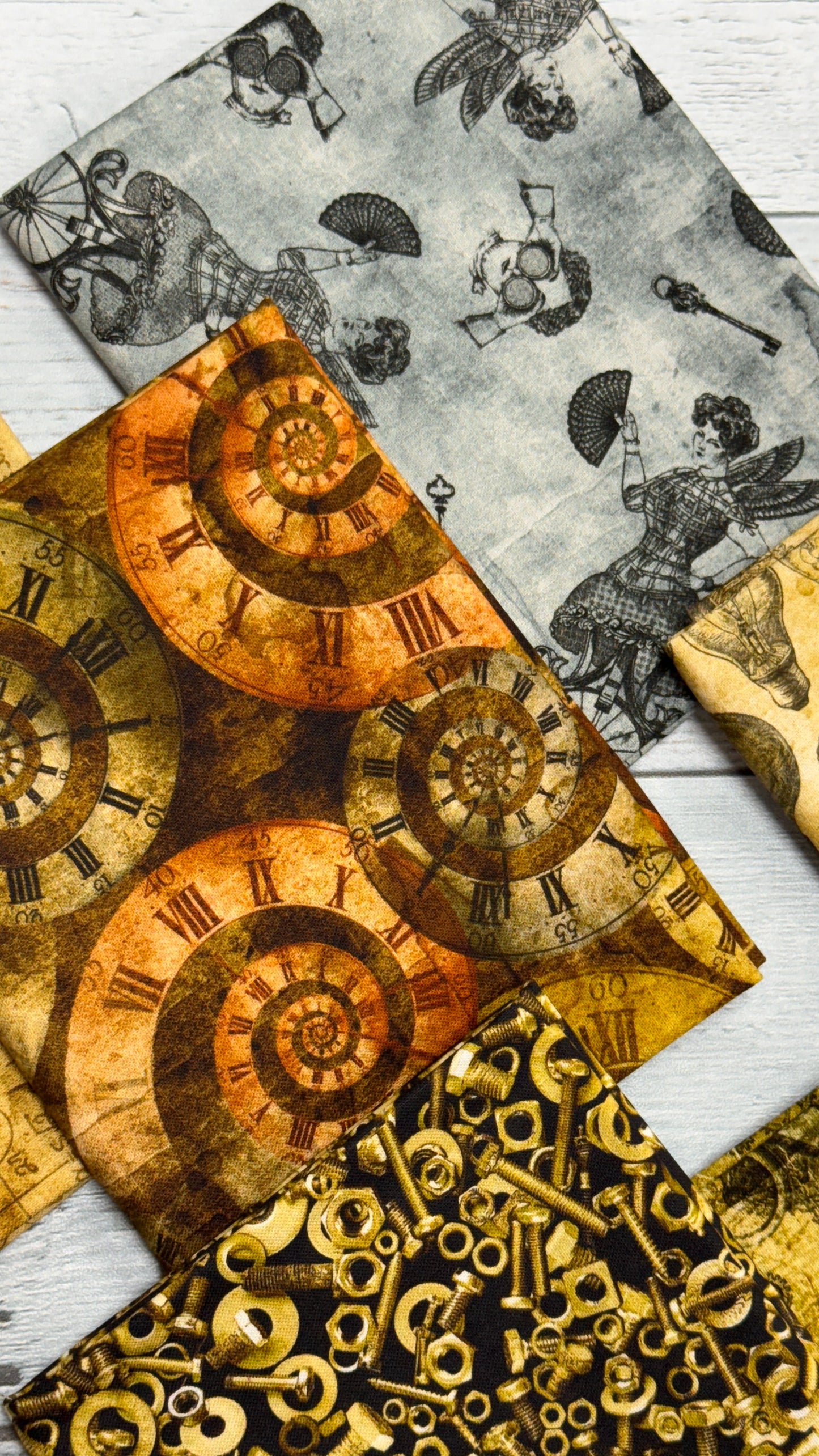 Full Steam Ahead- Shop Assembled Fat Quarter Bundle