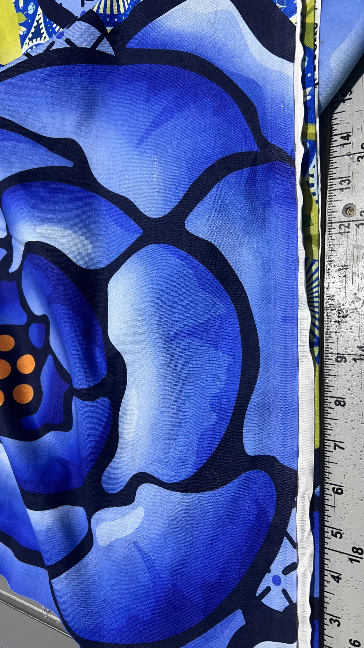 Frolic- Peri Bloom 108" Quilt Backing *Precut Piece with Flaw