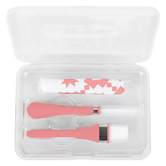 Oh Sew Clean Brush & Cloth Set- Pink