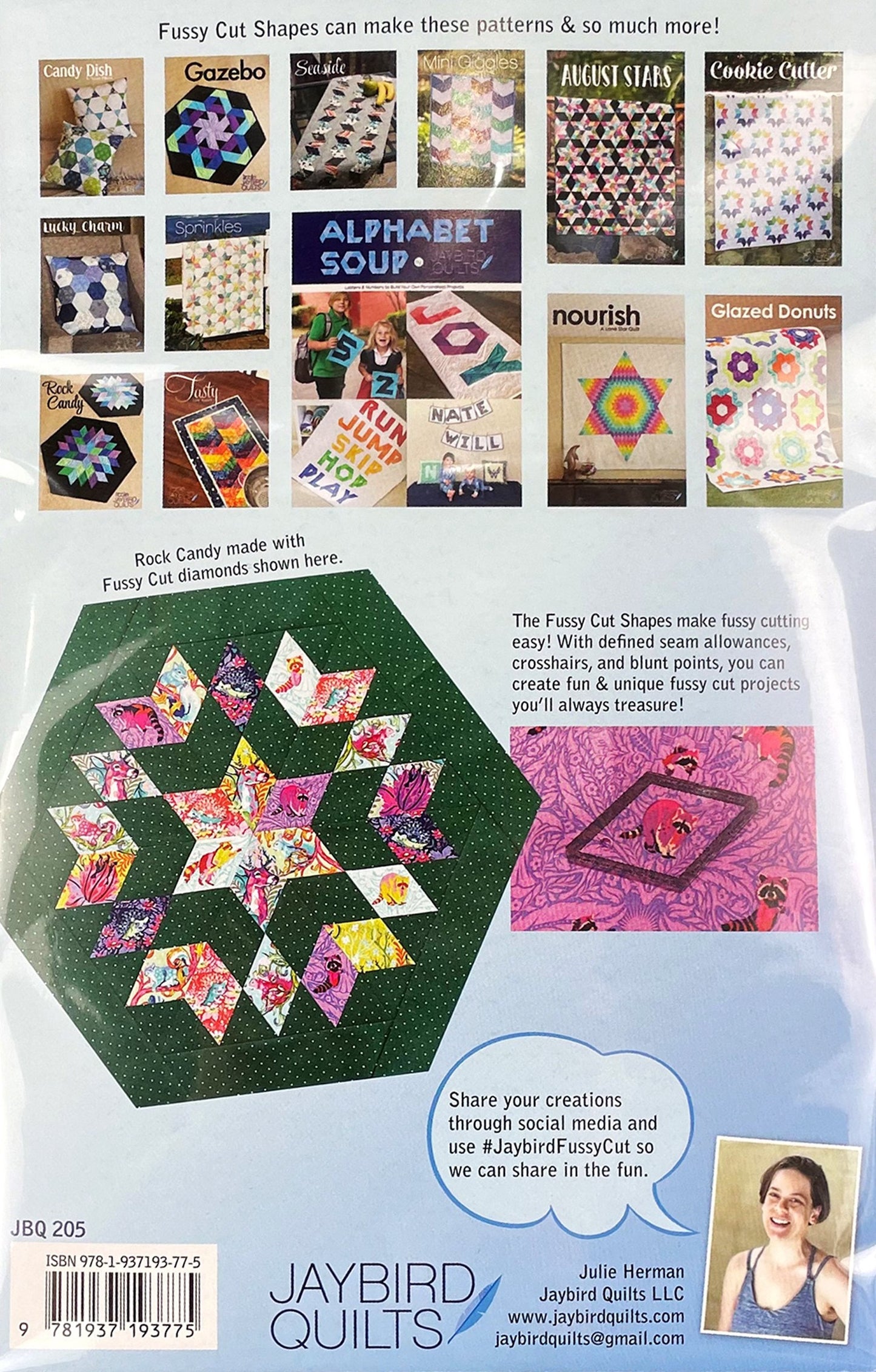 Jaybird Quilts Fussy Cut Shapes- 6 Piece