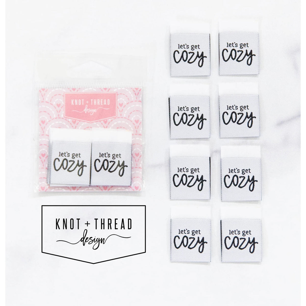 Sew in Labels- Let's Get Cozy- 8pk