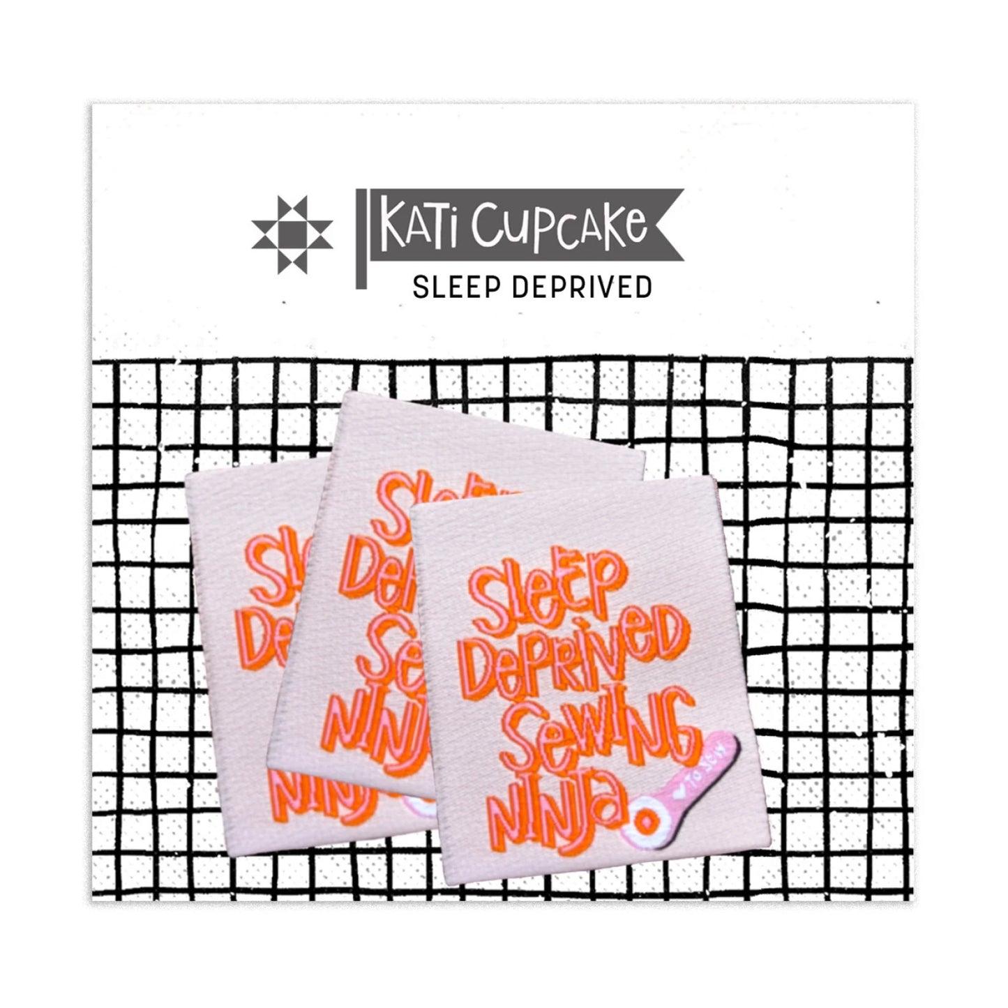 Sleep Deprived Quilt Labels- 3pk