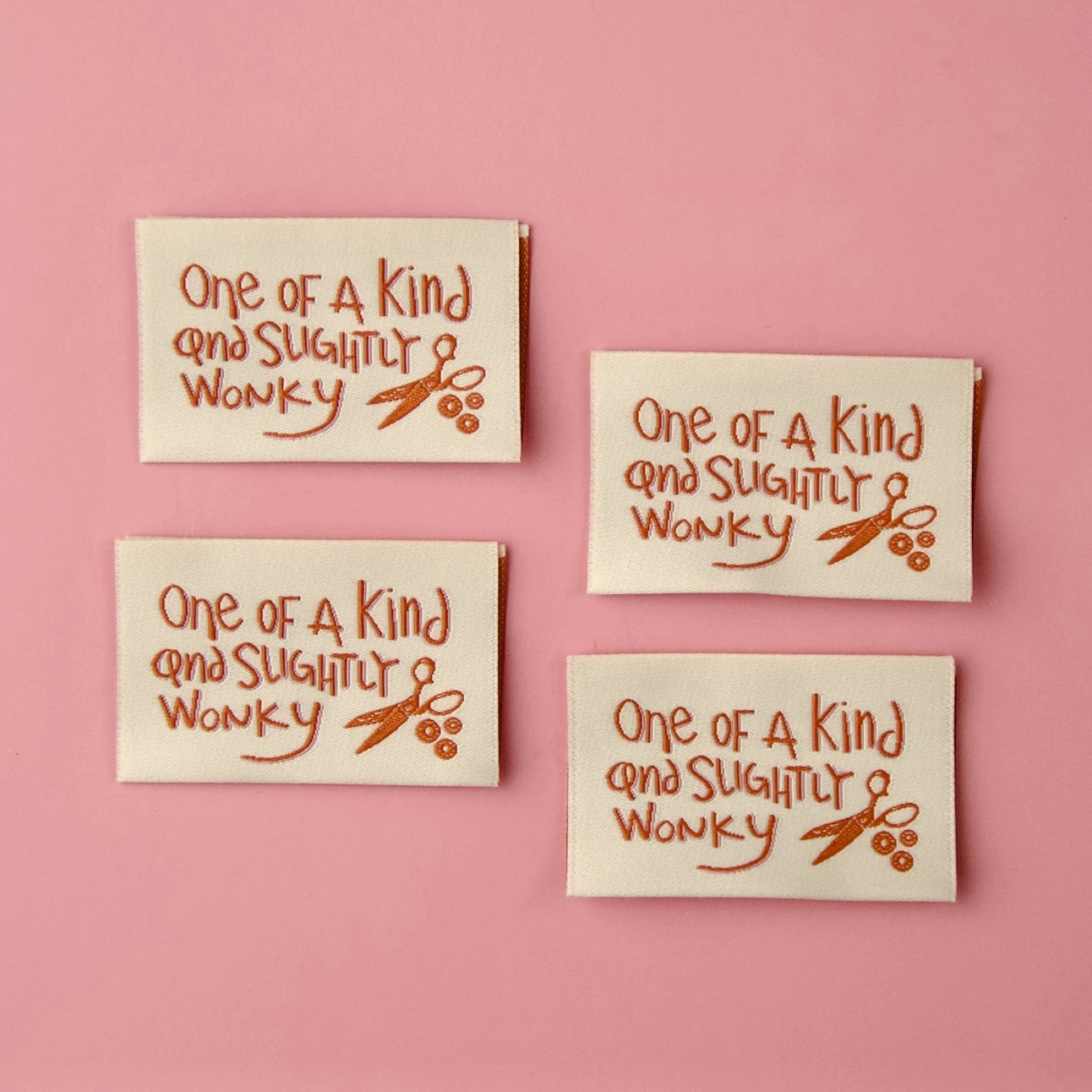Slightly Wonky Quilt Labels- 4pk