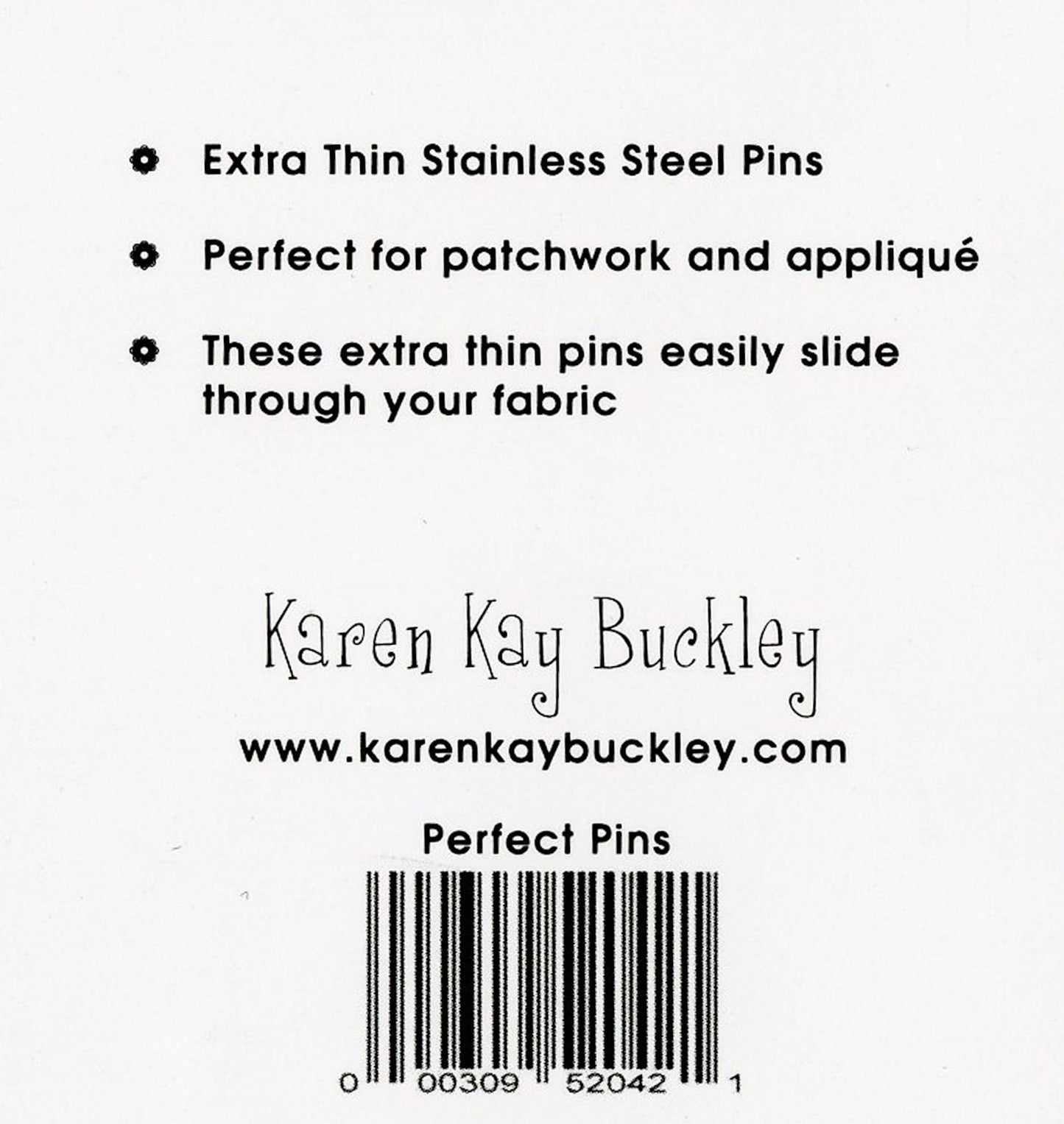 Karen Kay Buckley's Perfect Pins