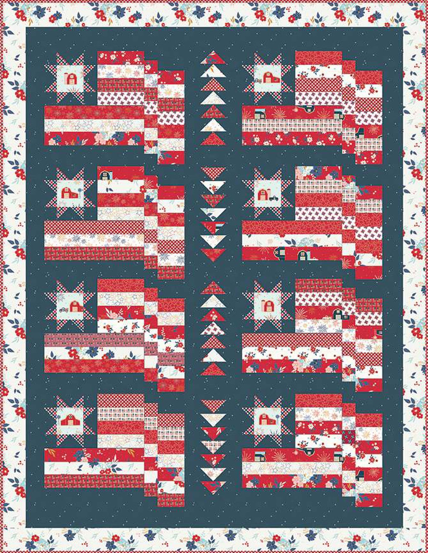 Sweet Freedom Heartland Quilt Boxed Kit