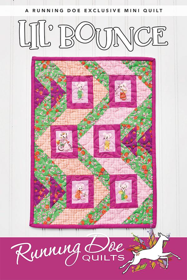 Lil' Bounce Mini Quilt Pattern (Cardstock)