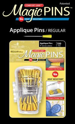Magic Pins Applique Regular 1in, 100 pins