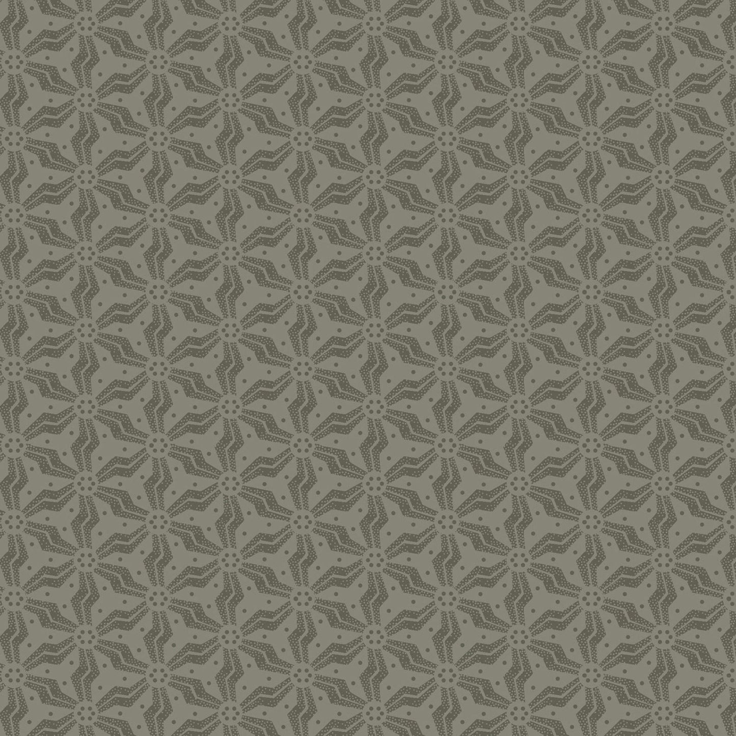 Dark & Stormy- Taupe Star: Sold by the 1/2 yard