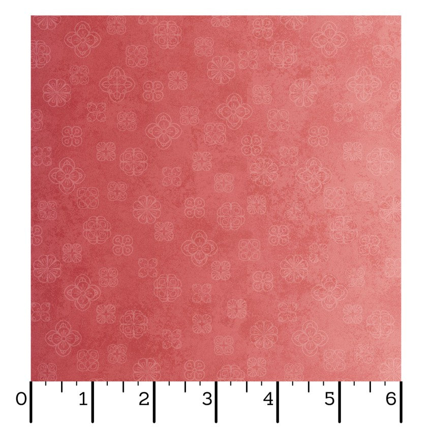 Operetta- Maroon Ombre: Sold by the 1/2 yard