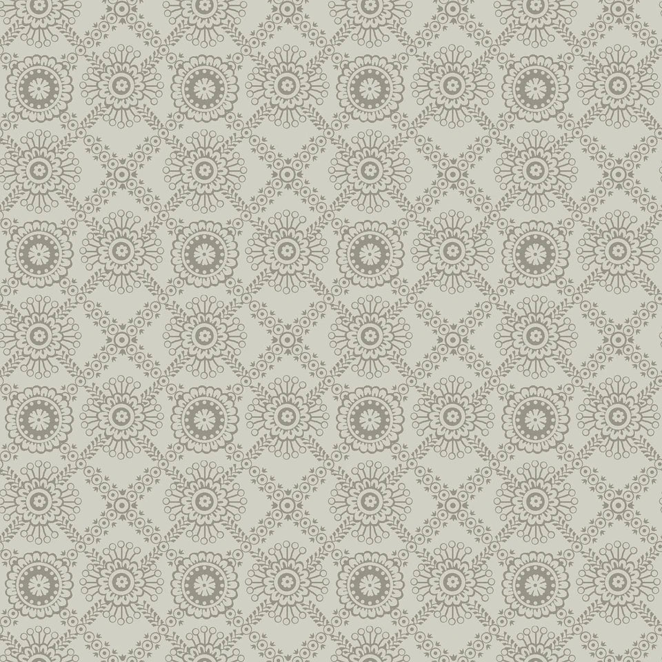Midnight Bloom- Cream Lace: Sold by the 1/2 yard