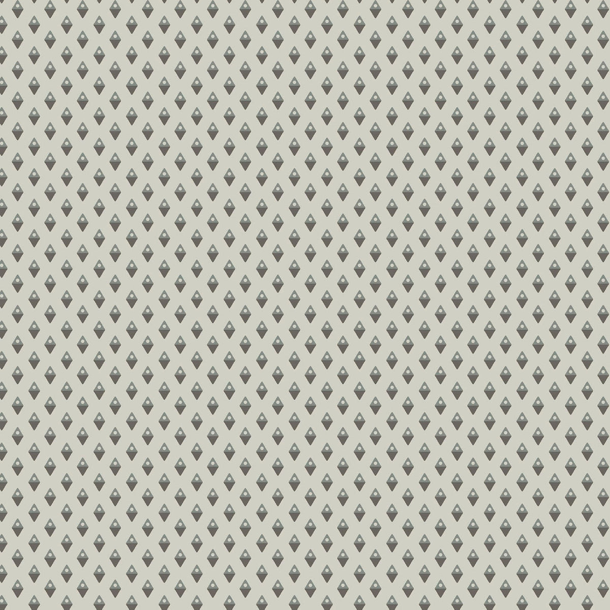 Midnight Bloom- Cream Diamonds: Sold by the 1/2 yard