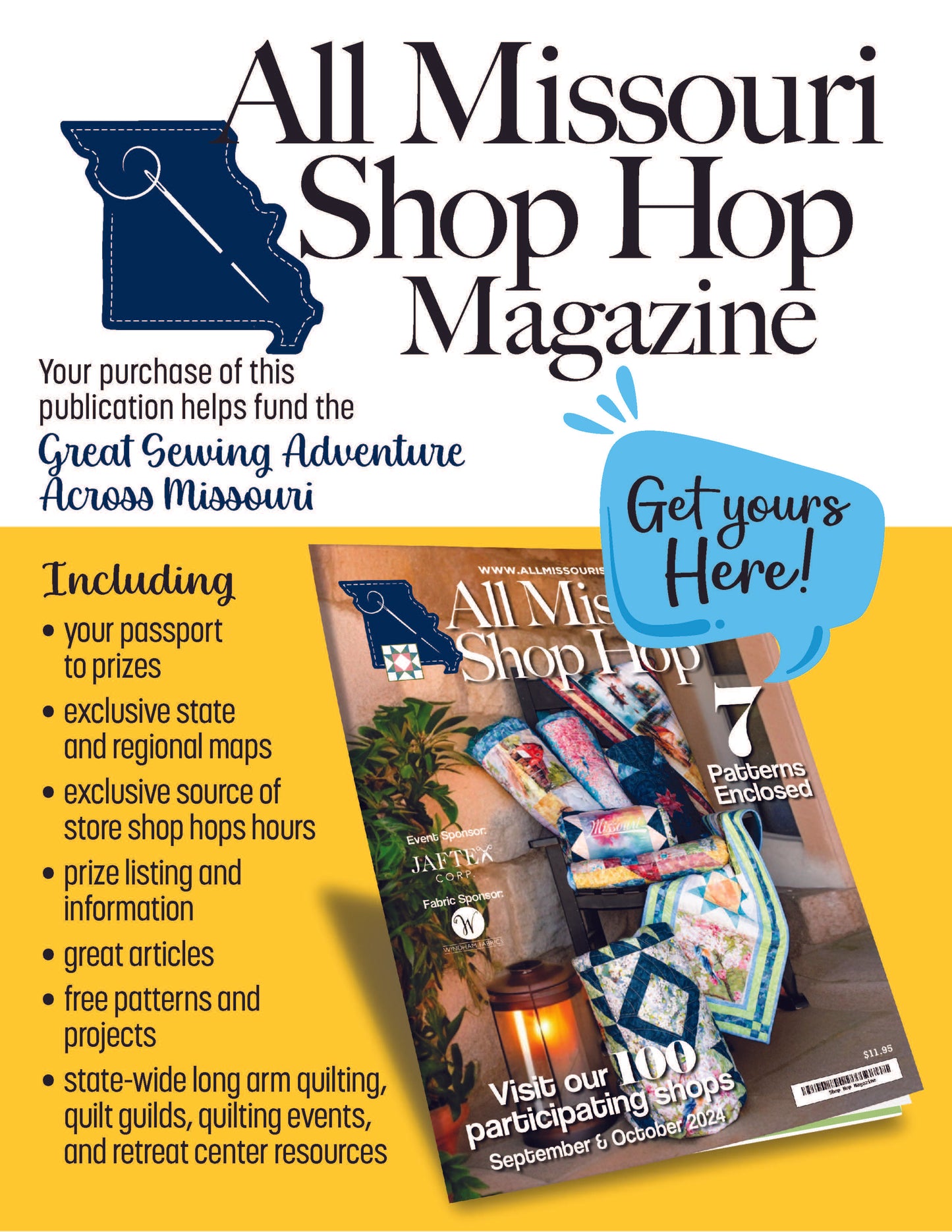 All Missouri Shop Hop 2024 Magazine: Now Shipping!