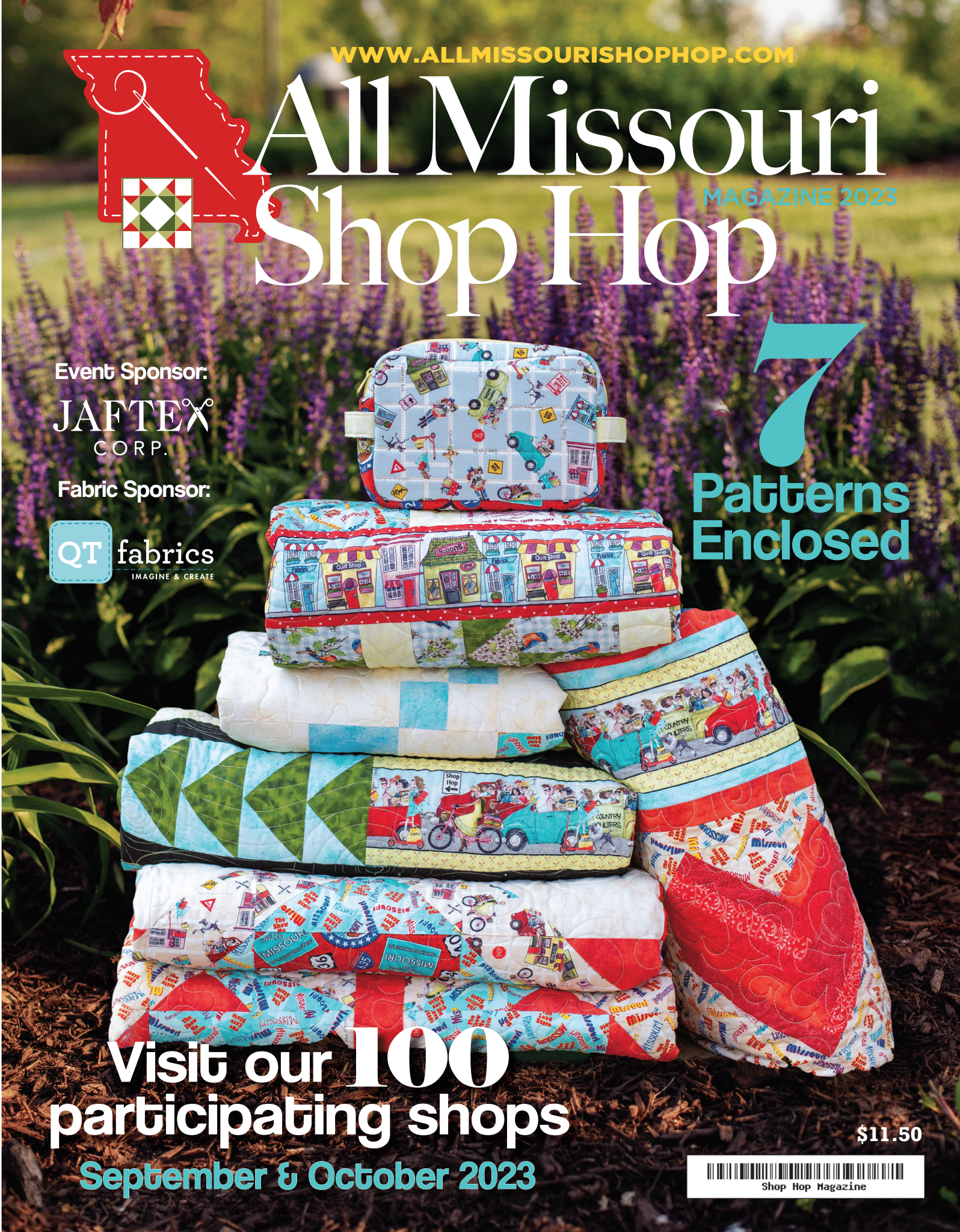 All Missouri Shop Hop 2023 Magazine Free Store Quilt Square Jdawn's